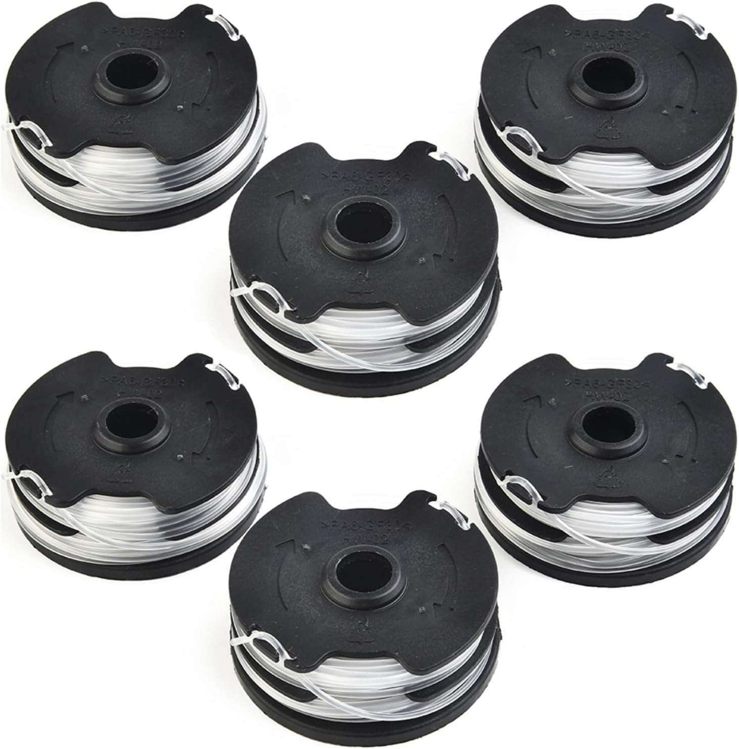 CKPSMS Lot De 50 Bobines Concaves Transparentes #4120975-45