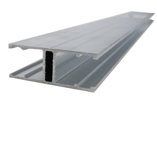 Profil jonction monobloc (en H) - toiture polycarbonate - Coloris - Aluminium, Epaisseur - 16 mm, Longueur - 4 m
