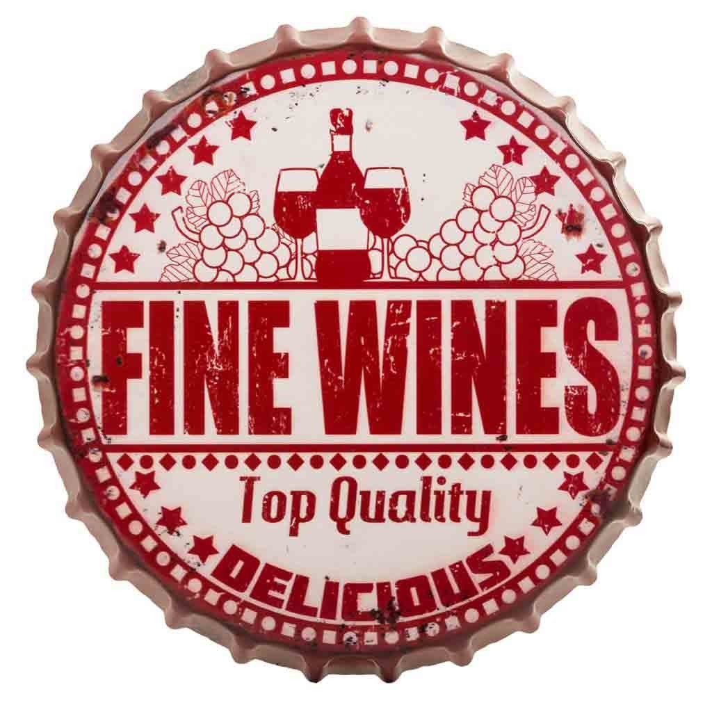 Table casier à bouteilles en métal rouge 42x42x60h - 4