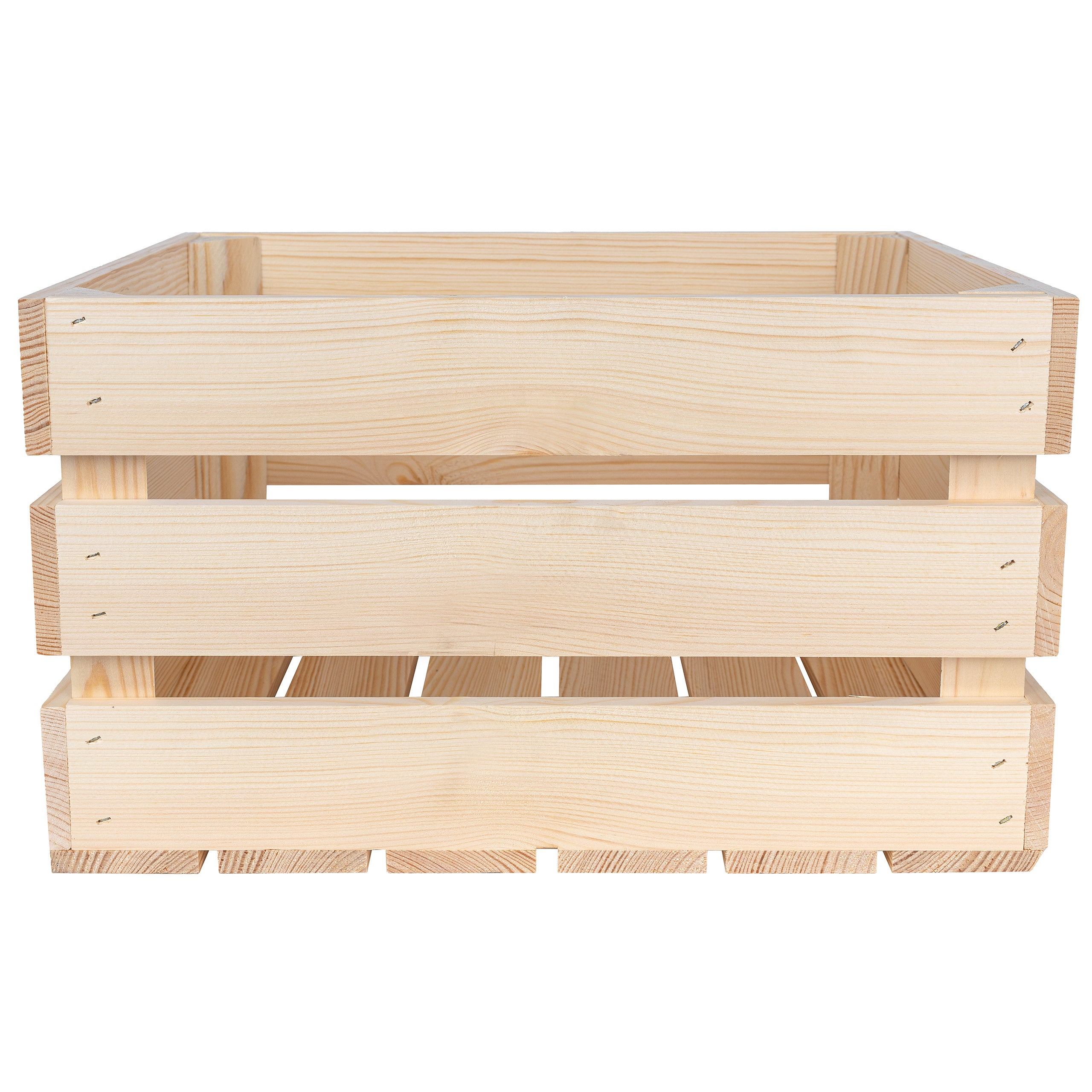 Creative Deco Caisse en Bois Naturel 40 x 30 x 23 cm | Caisse Rangement Bois | Caisse en Bois Vintage | Caisse en Bois Rangement | Boite Decoration - 5