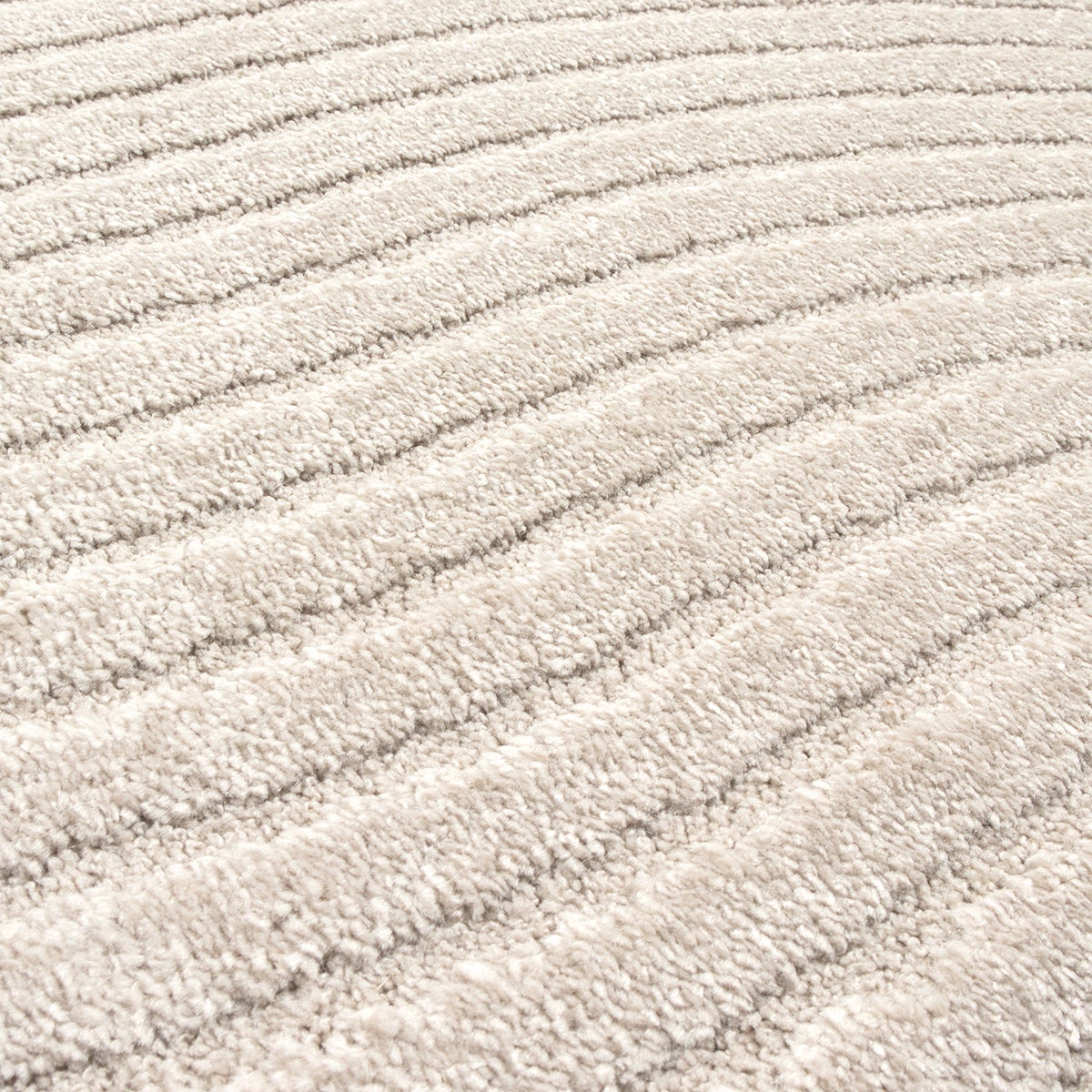 Tappeto Everest design moderno soggiorno arco curvo, Beige, 80 x 150 cm - 5