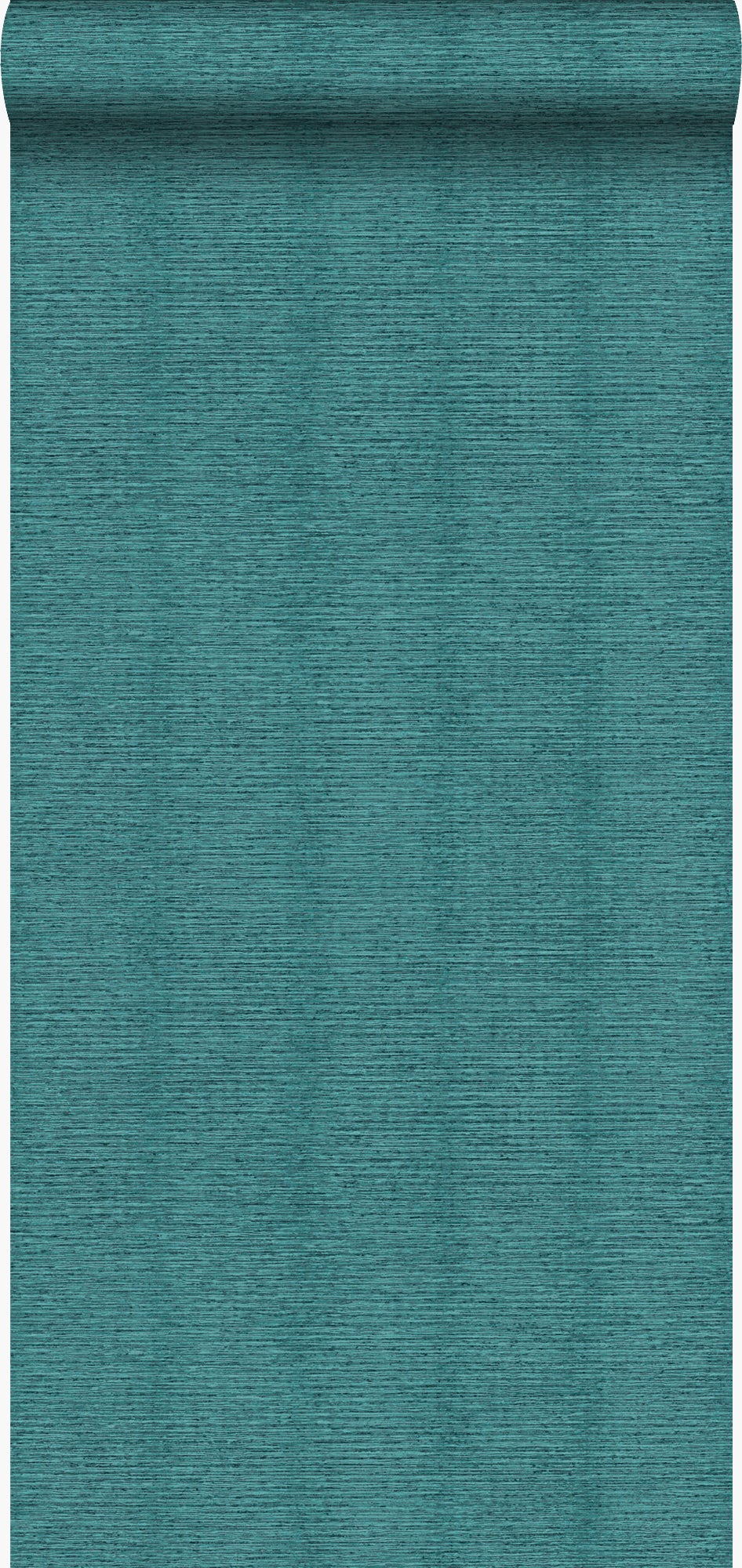 Tapeta lniana tekstura morskiej zieleni - 53 cm x 10.05 m - ORIGIN