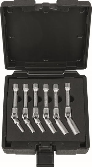 Douille Articulée KS Tools 14mm 3/8 - Pour Bougies De Préchauffage, Chrome Vanadium, Joint Caoutchouc