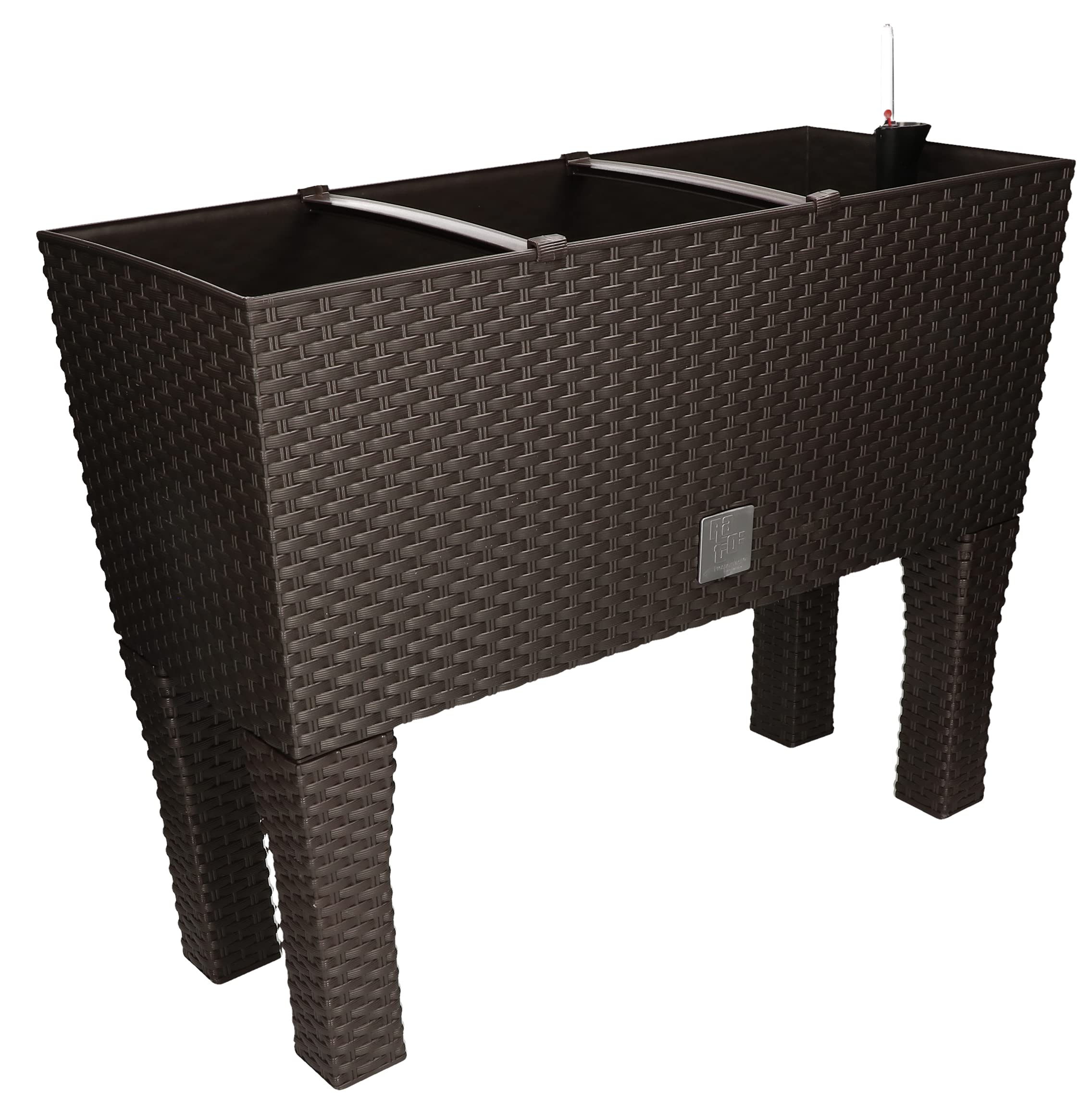 Doniczka balkonowa skrzynka donica 60 na nogach - Kolor antracyt - KOTARBAU