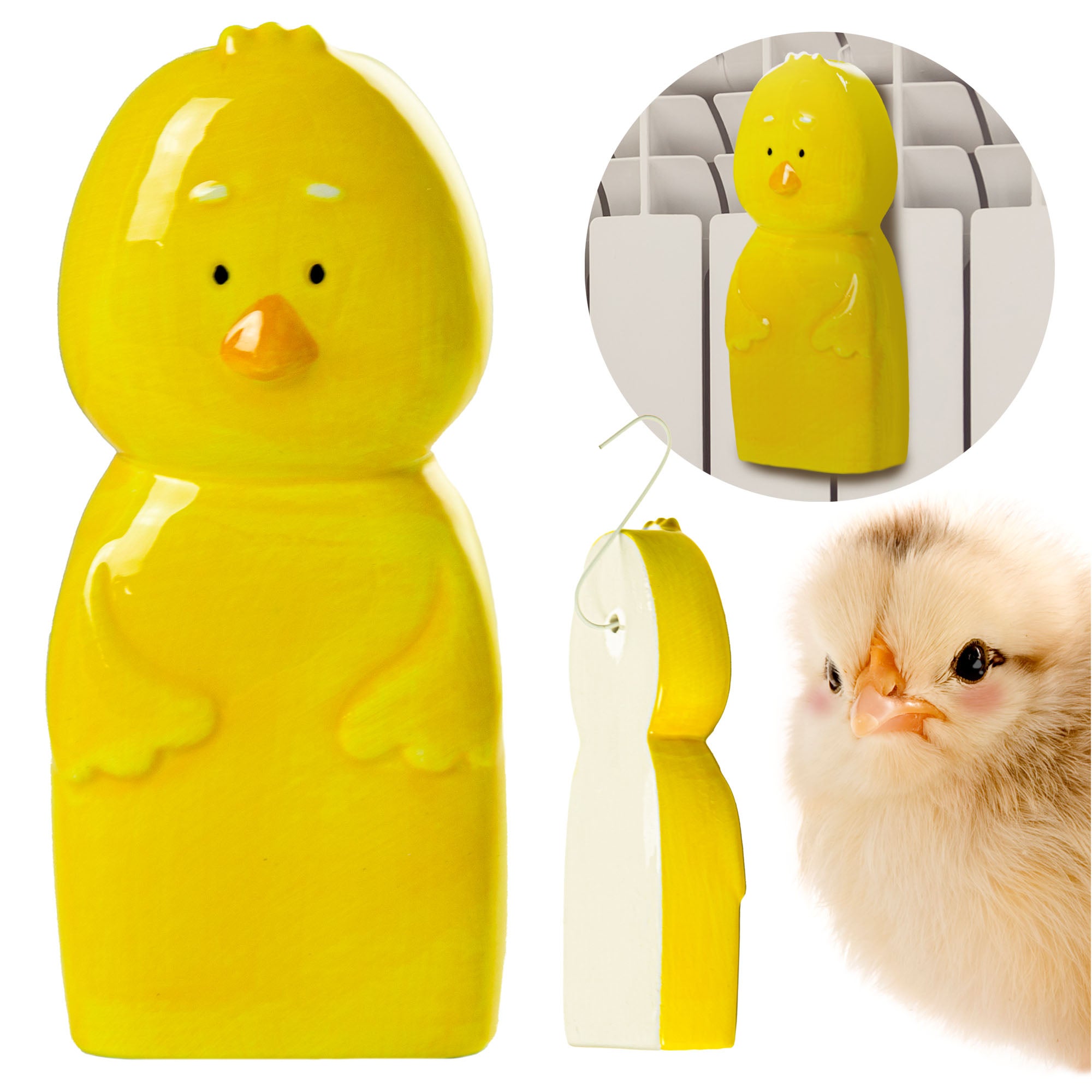 Nawilżacz Powietrza Na Grzejnik 18 cm Dla Dziecka Do Pokoju Kurczaczek