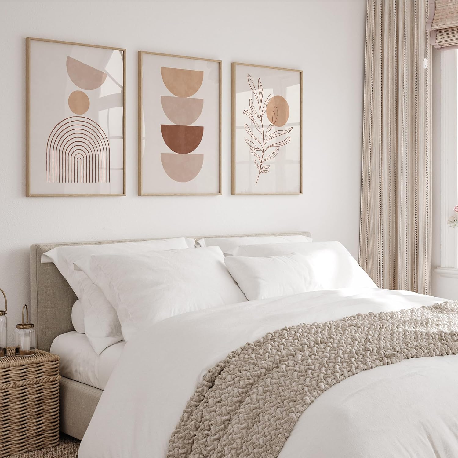 Lot de 3 Tableau Decoration Murale Affiche Décoration Chambre Maison Cousine - Poster Mural Tableaux Déco Boho Salon - 6