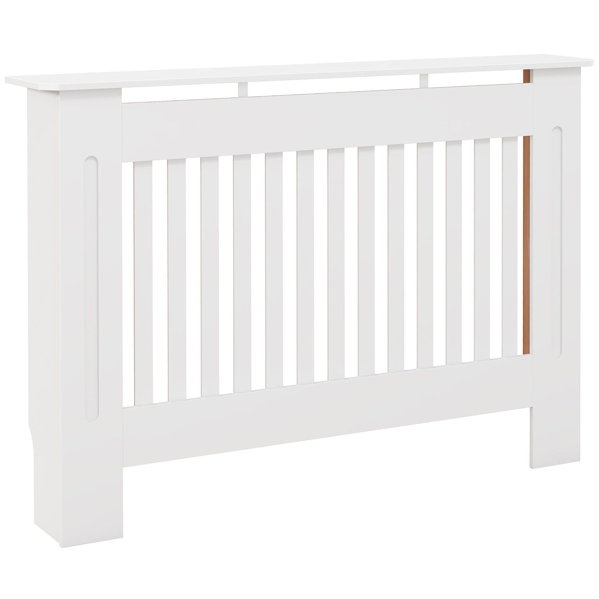 Cubierta de radiador Homcom blanco 112x19x81 cm MDF - 2