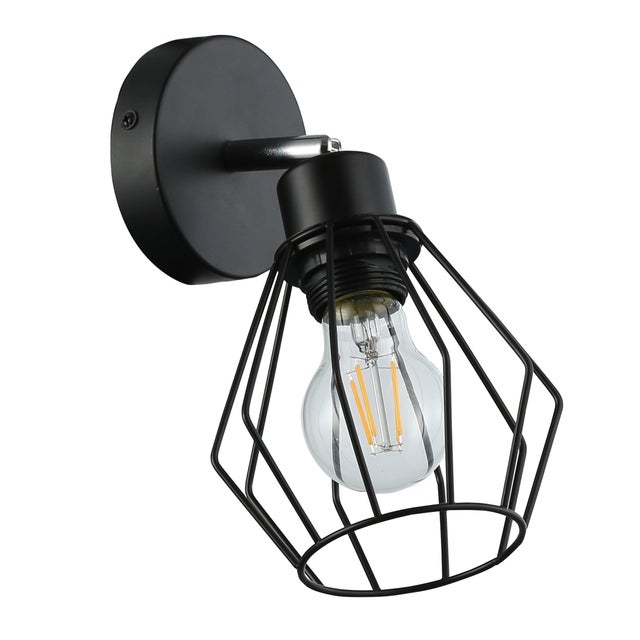 Kinkiet ścienny E27 LED Otto lampa wewnętrzna ruchomy czarny MasterLED