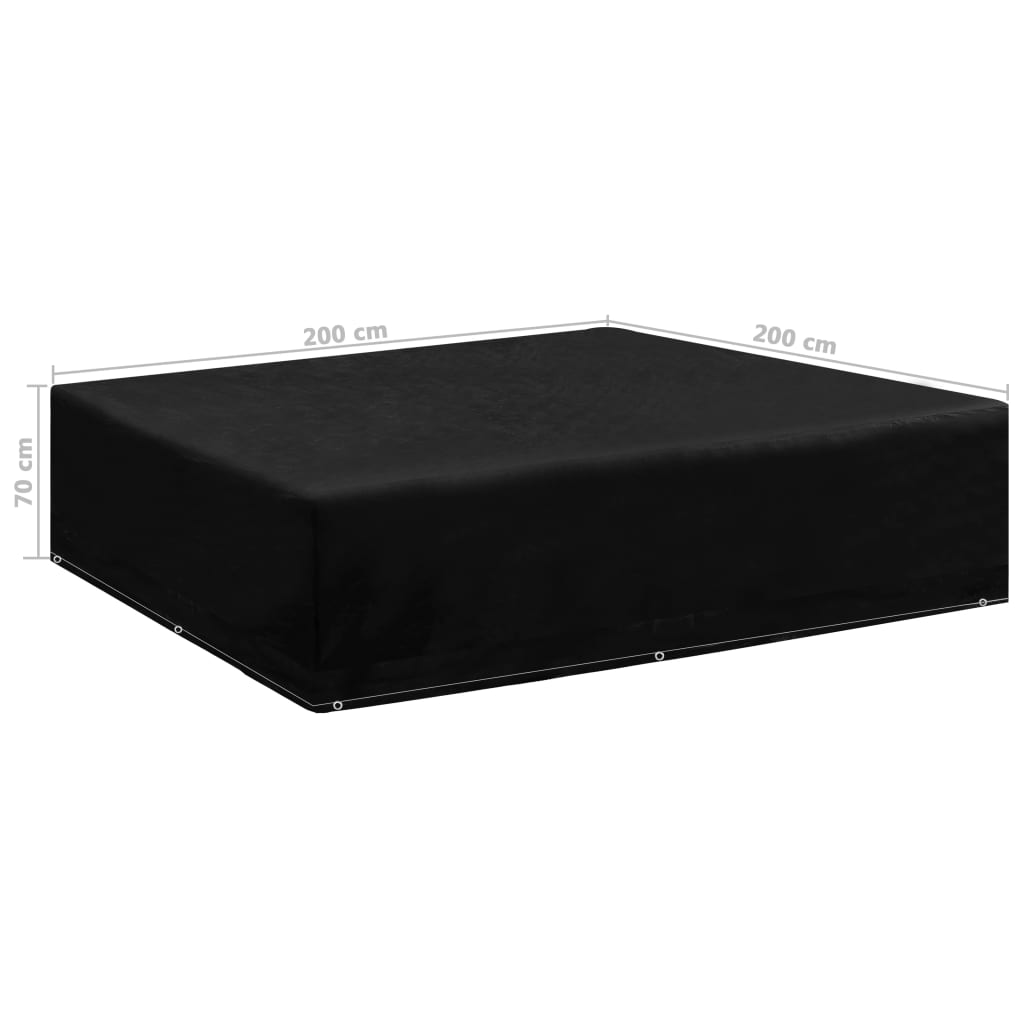 Cubierta para muebles de jardín 8 ojales 200x200x70 cm CFW78611 - 3