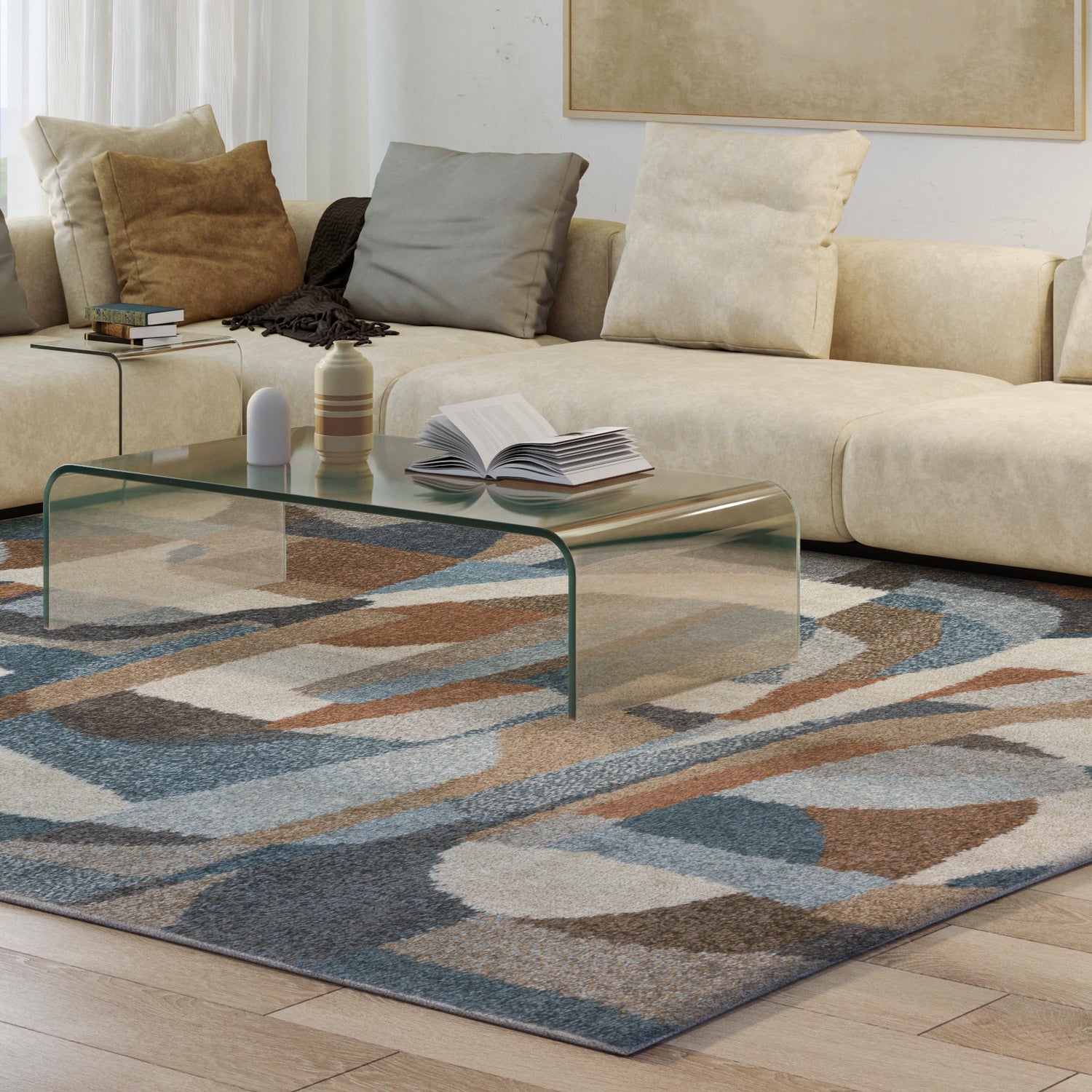 Dywan Lunera 160x230 cm Art Deco Wielokolorowy - 2