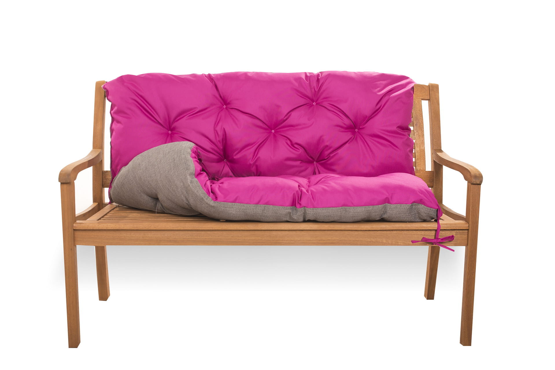 Coussin pour banc de jardin 140x50x50cm, coussin de jardin Rosa, coussin de balançoire, coussin de banc extérieur, coussin de banc de jardin - 5