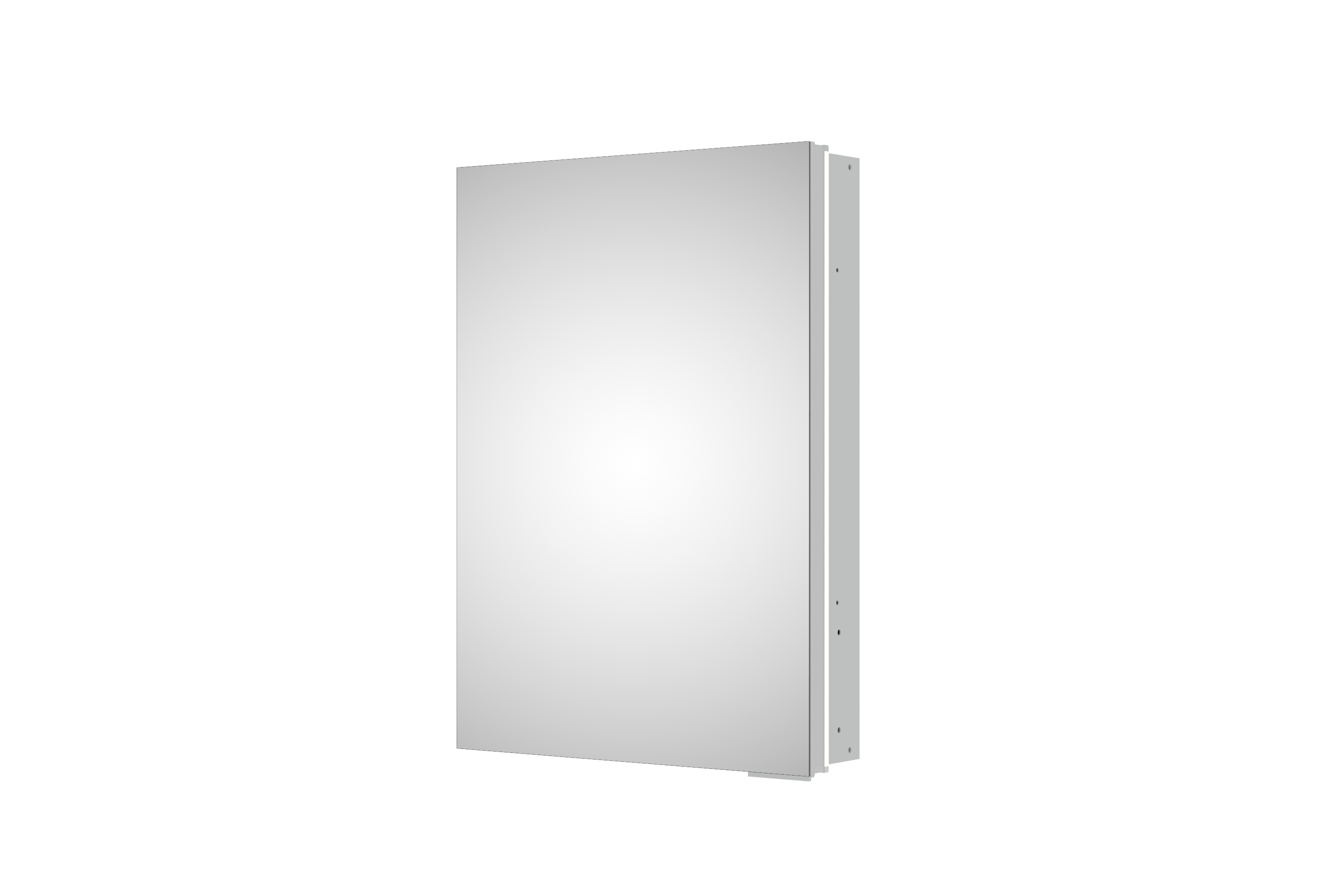 BERNSTEIN - Armoire à glace aluminium murale salle de bain et toilettes