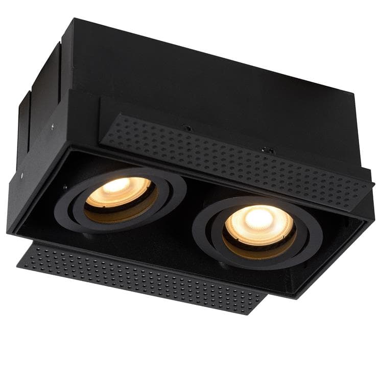 TRIMLESS-Spot encastrable 2 lumières L18.5cm - - 3