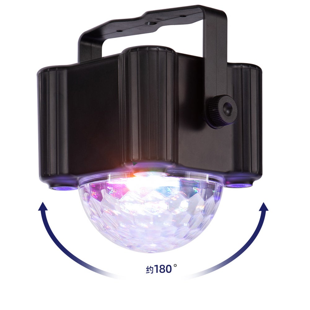 Lumières de fête Disco Ball Light, lumière LED activée par le son pour les fêtes à la maison, anniversaire, Halloween, Noël, décorations de mariage - 4
