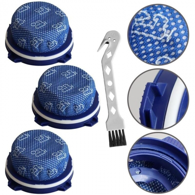 Filtri di ricambio per aspirapolvere Samsung Jet 75 Jet 90 Jet 70 Jet 75+ Jet 60, lavabili e riutilizzabili, di facile manutenzione - 5