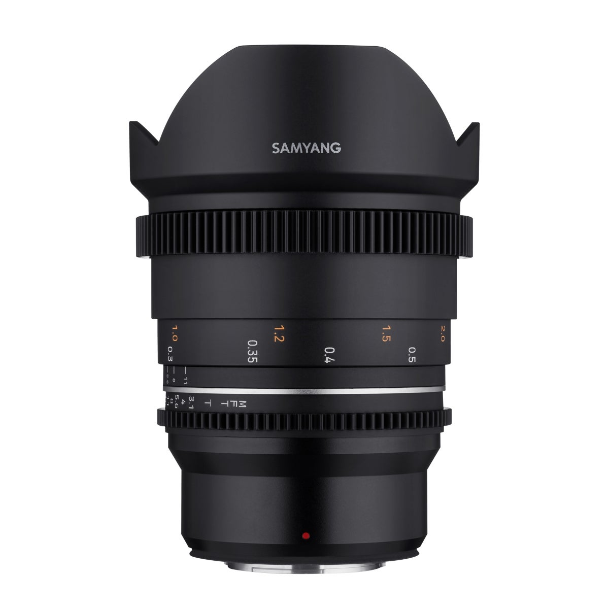 Samyang mf 14mm t3.1 vdslr mk2 mft - objetivo cine y vídeo ultra gran angular de alta luminosidad t3.1, montura mft, 14mm de focal fija, compatible...