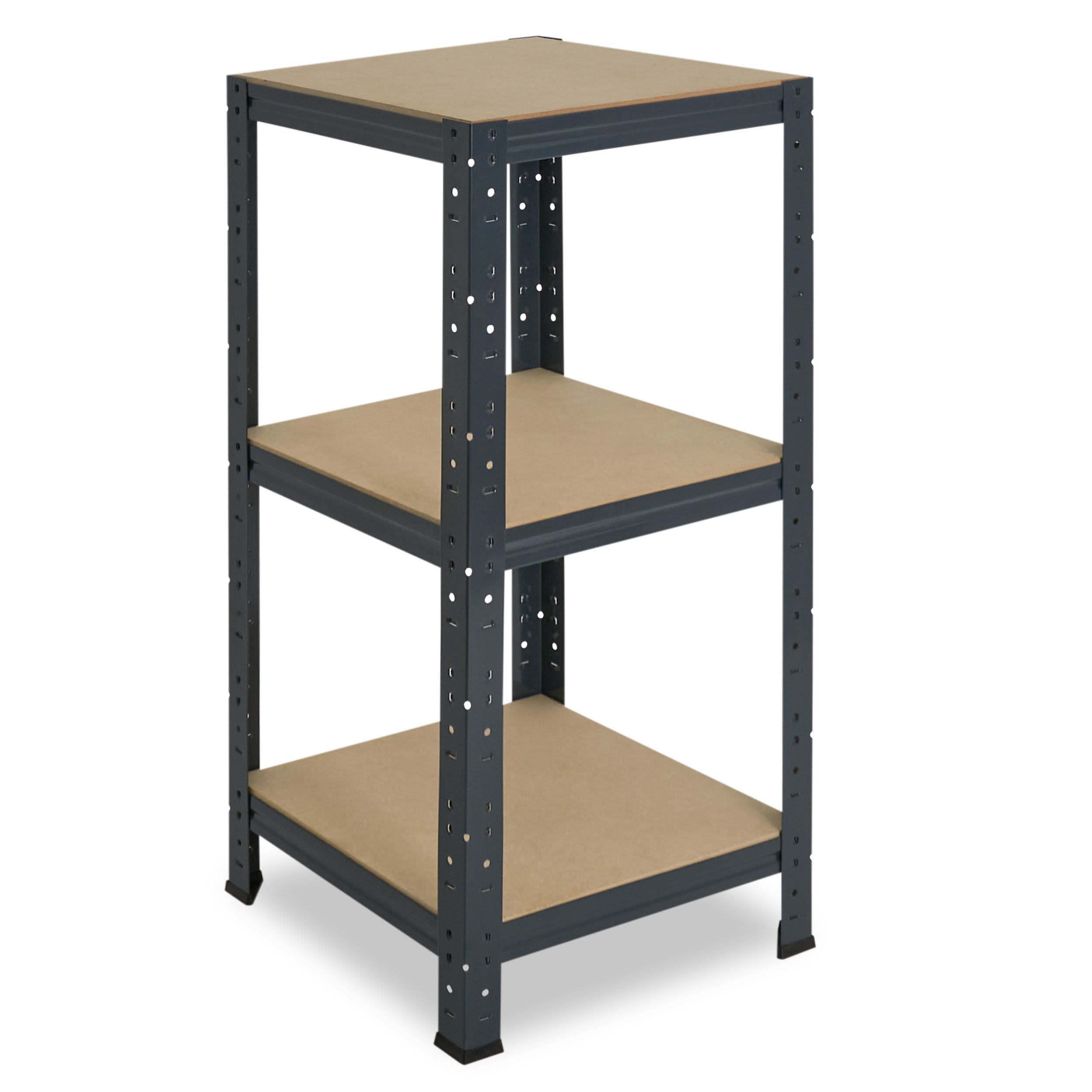 shelfplaza HOME 100x90x40 cm metalen stellingkast in verzinkt met 3 planken en 175 kg draagvermogen per plank shelfplaza HOME 100x90x40 cm metalen stellingkast in verzinkt met 3 planken en 175 kg draagvermogen per plank