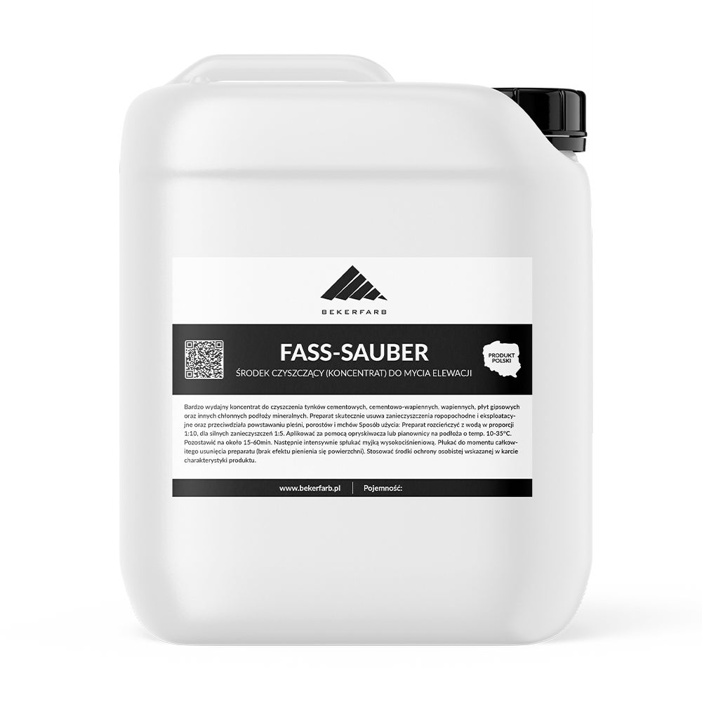 Preparat do Czyszczenia Elewacji, Fasad - Koncentrat - 10L