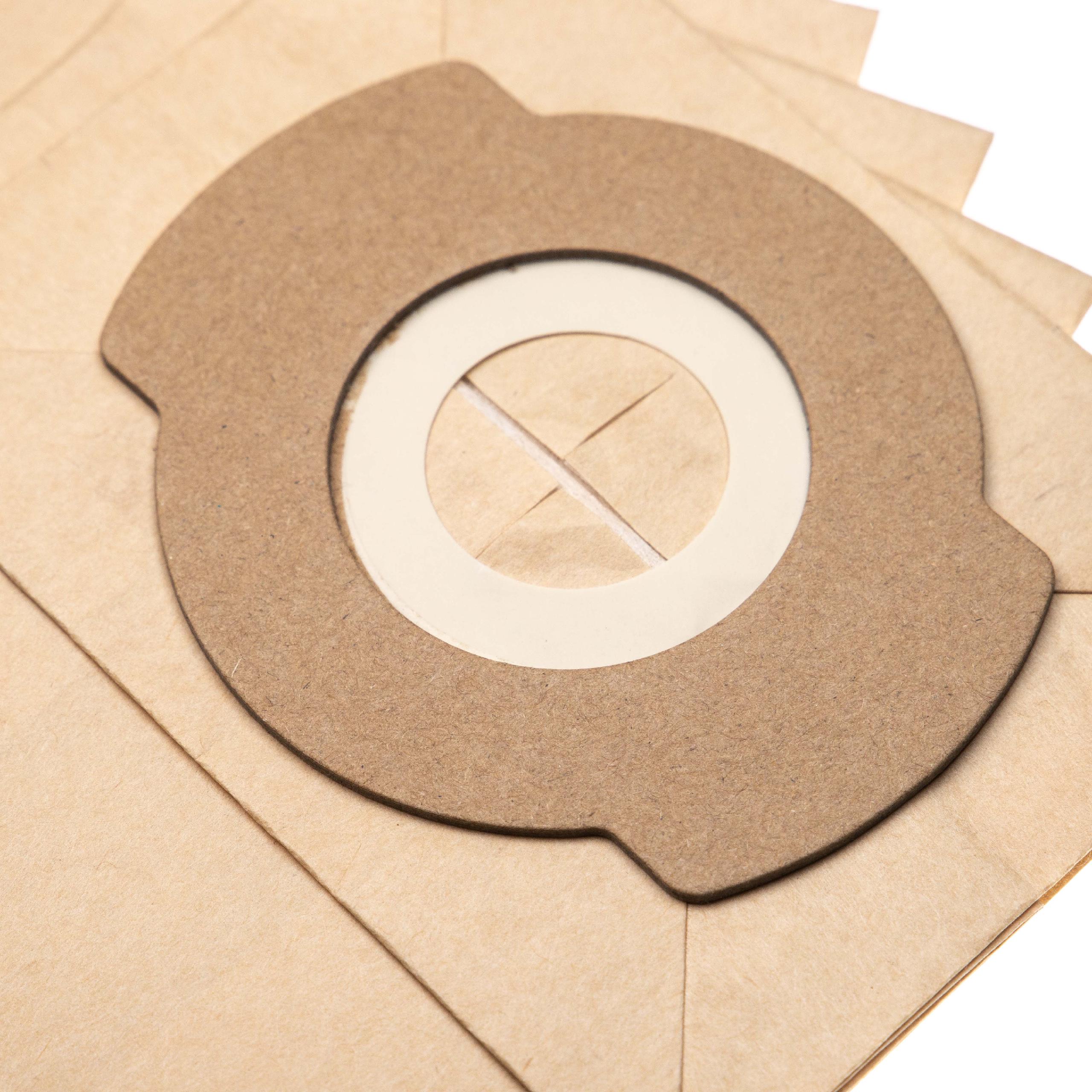 Vhbw 5 Sacchetti Per Aspirapolvere In Carta - Sostituto Per Bosch 2609256F33 - Dimensioni 85,4x26,9 Cm, Marrone, Alta Filtrazione