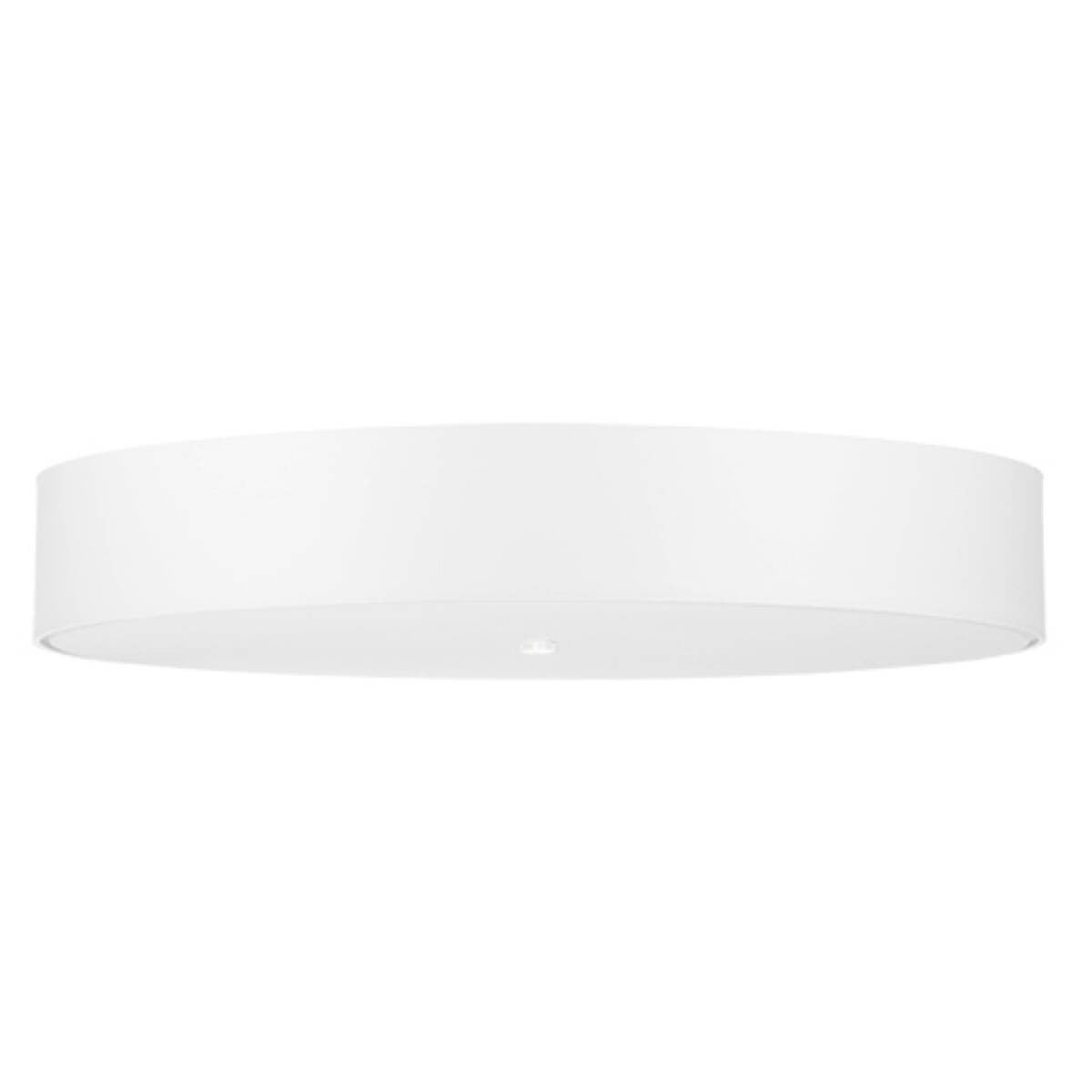 Plafon Skala okrągły biały 6xE27x15W wym: 20 x 80 cm IP20 tkanina Sollux Lighting
