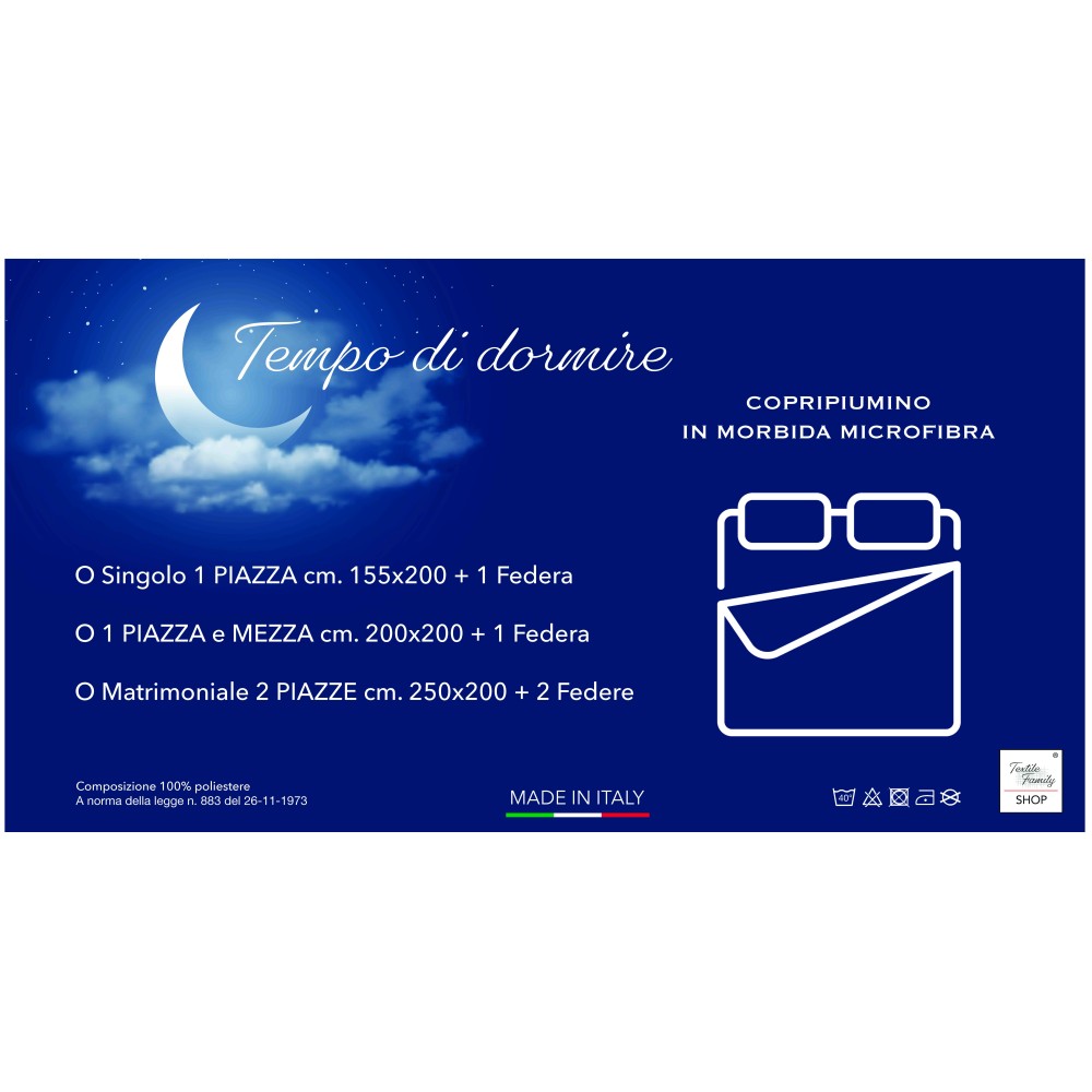 COPRIPIUMINO BANDIERE AMERICANE in morbida Microfibra AMERICA U.S.A Made in Italy Cm. 250x200 - 5