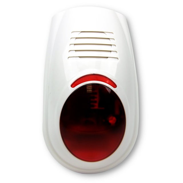 Sirène alarme extérieure avec flash pour système d'alarme Evolution
