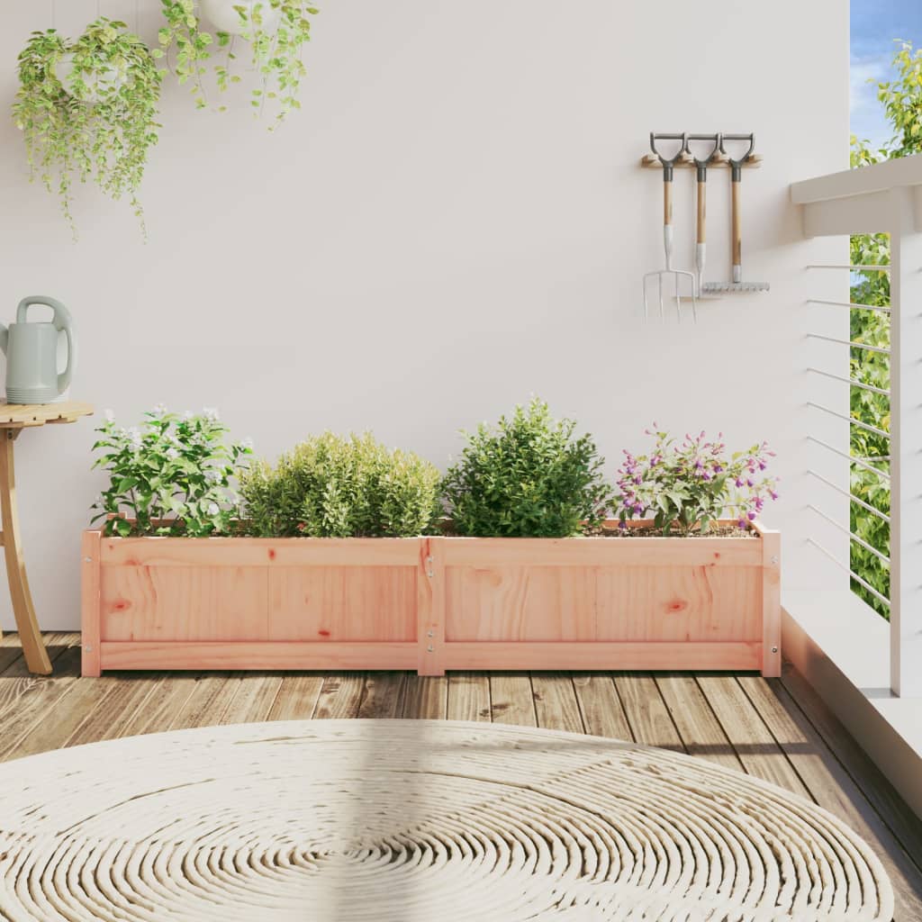 Jardinière Bac à Fleurs - 150x31x31 Cm Bois Massif Douglas - 3