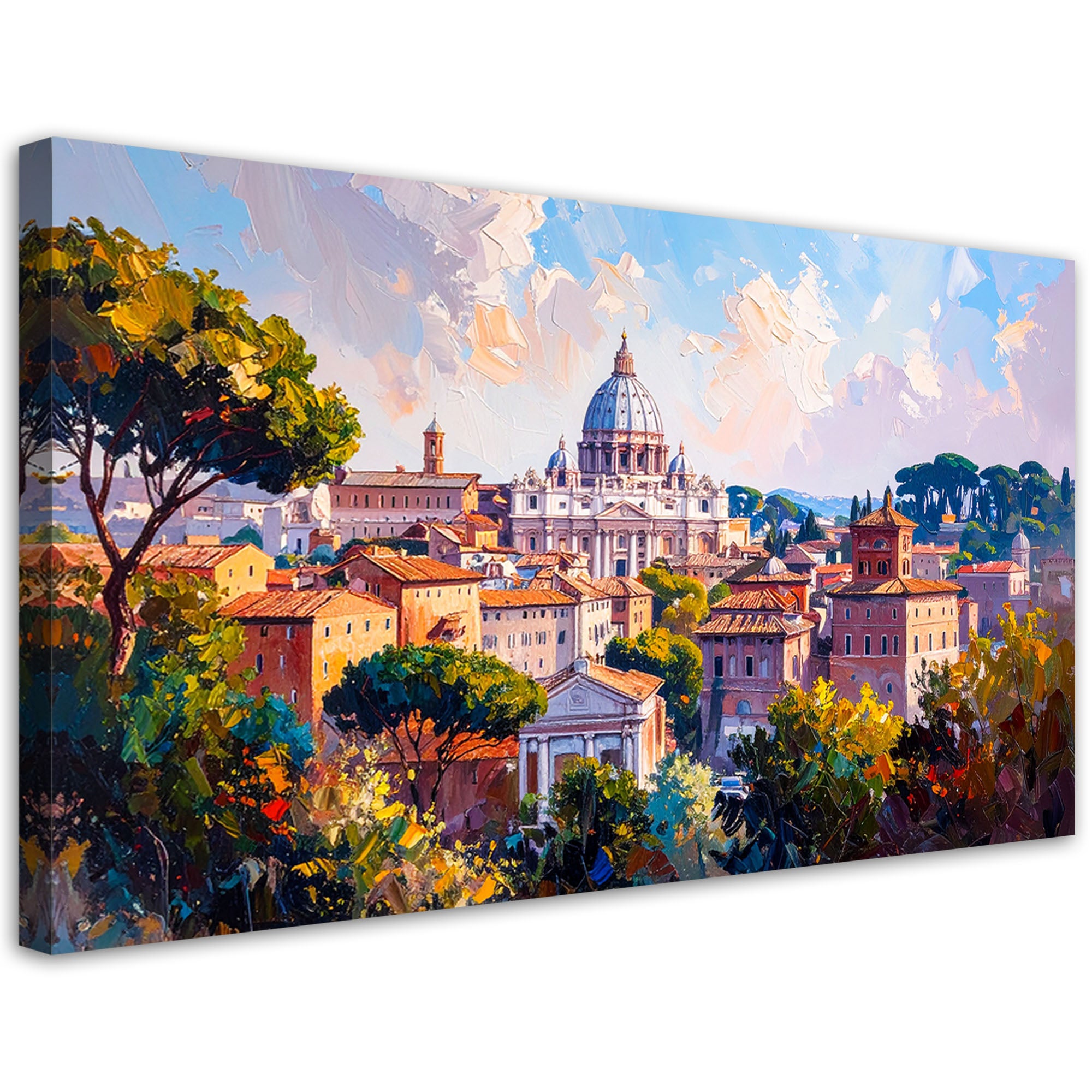 Obraz na płótnie do salonu sypialni biura panorama rzymu 100x50