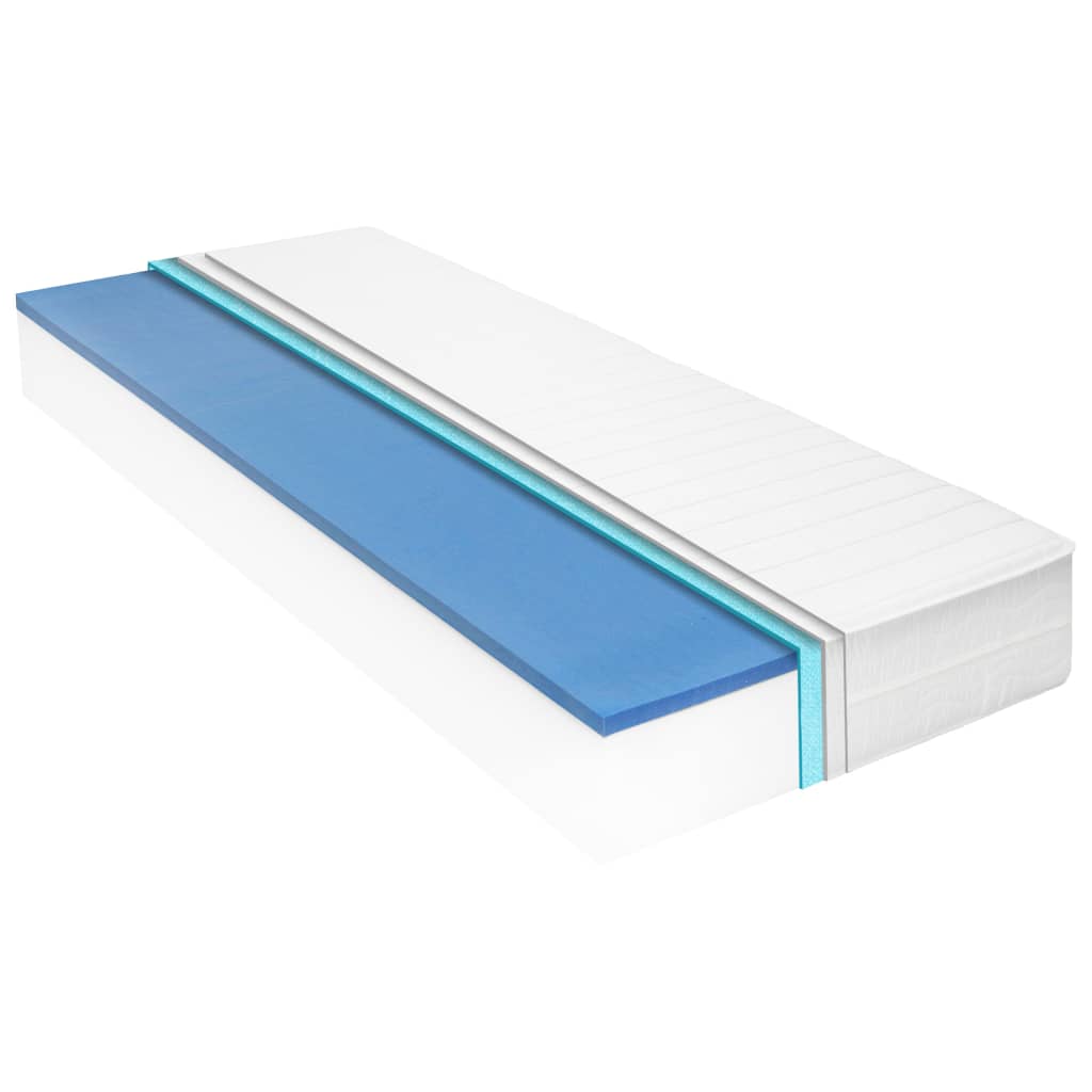 Materac, 140x200 cm, pianka memory visco, 18 cm H2 vidaXL