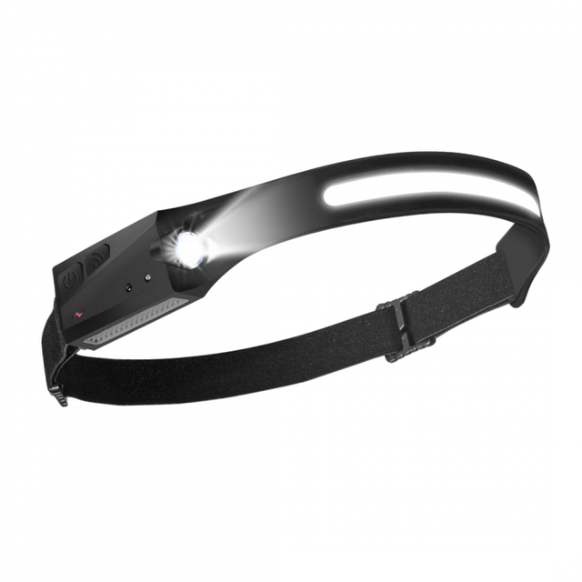 Lampe Frontale Rechargeable HANDY BRITE - VENTEO - Eclairage 2en1 avec rayon large de 230° et une lampe précision - LED Ultra Puissante 260 Lumens ave