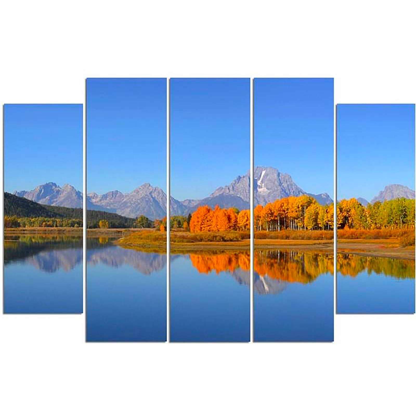 Tableau parc national du grand teton - 150 x 100 cm | Leroy Merlin