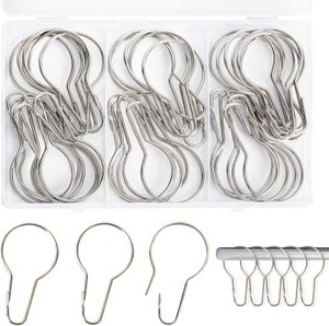 Asta Per Tende Estensibile In Metallo Bianco, Minimal, Da 120 A 210 Cm, Diametro 16-18 Mm, Kit Di Montaggio Incluso, DAMDAM GO - 3