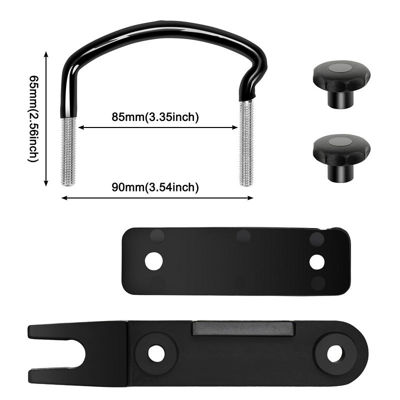 Kit Montaggio Box Tetto Universale - 4 Supporti A U Con Dadi E Cinghie, Per Auto E Furgoni - Foto 11