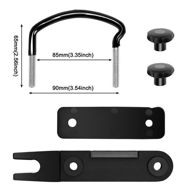 Kit Montaggio Box Tetto Universale - 4 Supporti A U Con Dadi E Cinghie, Per Auto E Furgoni - Foto 11