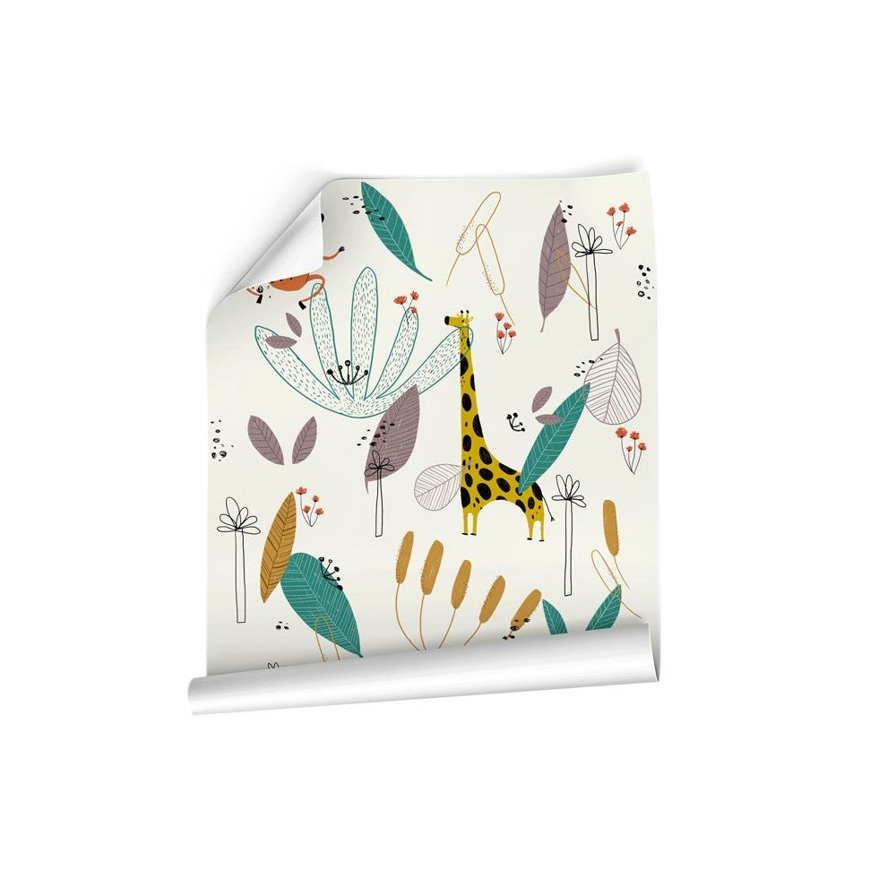 CARTA DA PARATI AUTOADESIVA SENZA PVC, ROTOLO DA 129 x 260 CM SELVATICO - 3