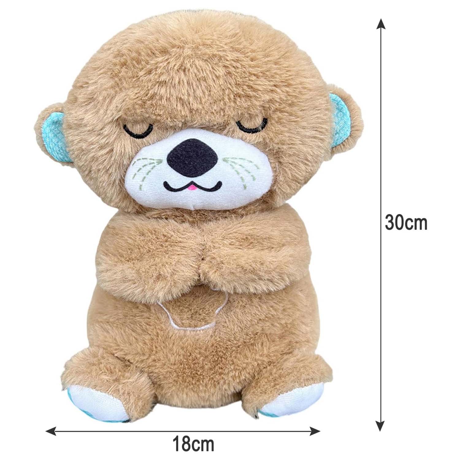 4pcs Loutre Respirante Avec Machine à Sons Pour Bébé, Cadeau Bébé Avec