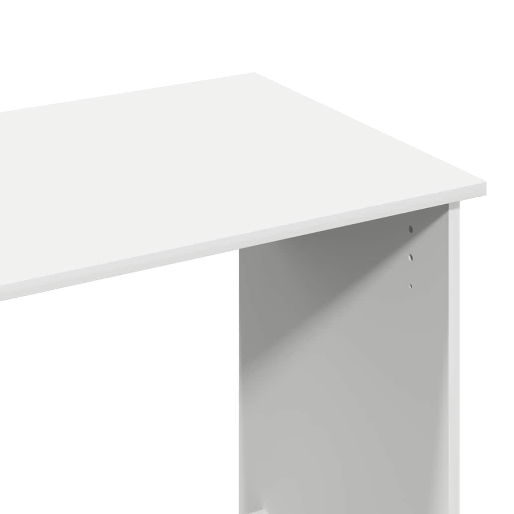 Bureau Blanc 80x40x75 cm Bois d'ingénierie - COMFORTXL - 7