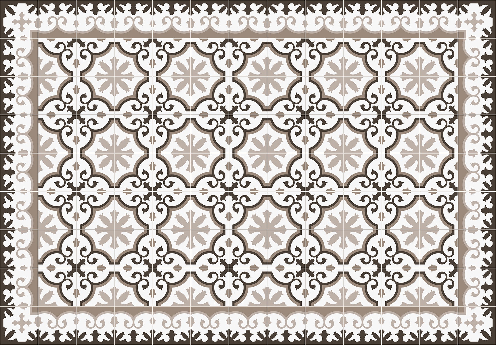 Dywan winylowy Marseille 160x230 - Antypoślizgowy PVC, winyl do kuchni lub salonu, zmywalny, wodoodporny styl
