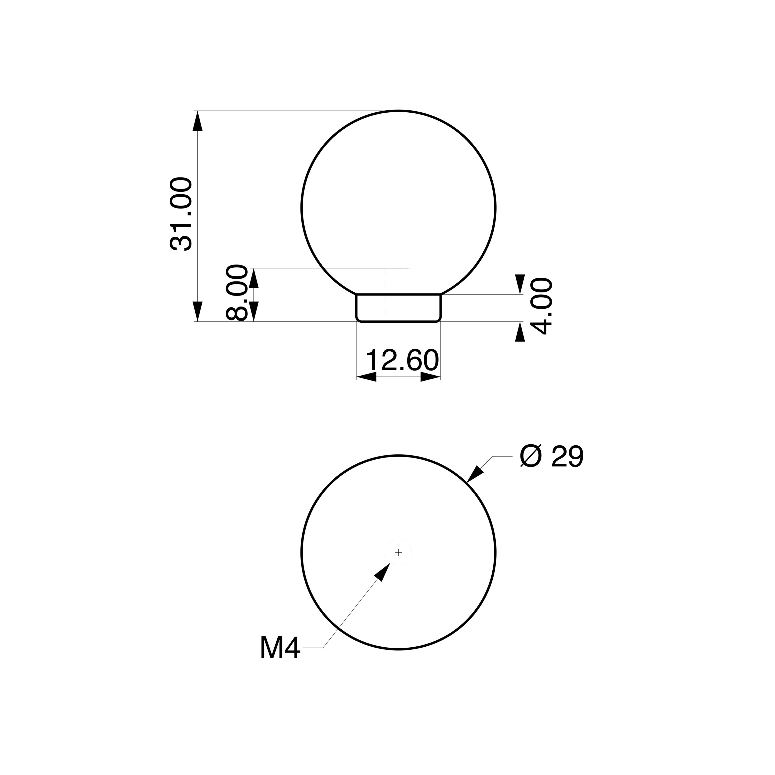 Bouton de meuble | Style décoratif | Fabriqué en ABS | Version rose | Dimensions 28*28*29mm | Système de fixation | 1 unité - 3