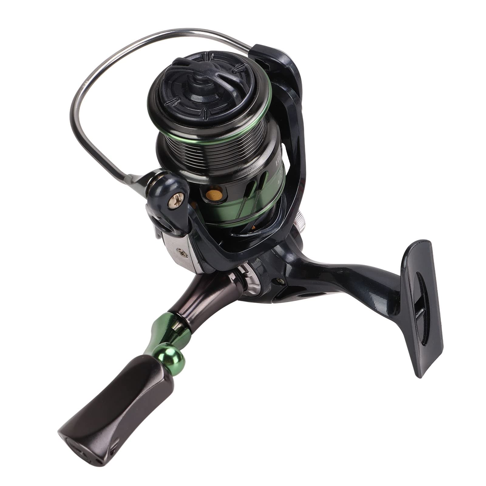 Mulinello da pesca Full Metal HFC1500 Gapless con vite a bilanciere Mulinello da pesca con esca per stagno - 4