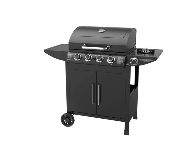 GRILL GAZOWY EL FUEGO SAN FRANCISCO 4+1 ŻELIWNY RUSZT 60x42cm 14.5kW SZAFKA