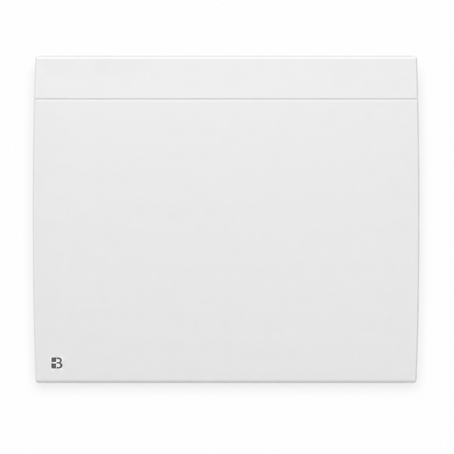 Radiateur électrique fixe connecté WIFI à inertie sèche céramique 1000W Bestherm ILLO CONNECT horizontal blanc