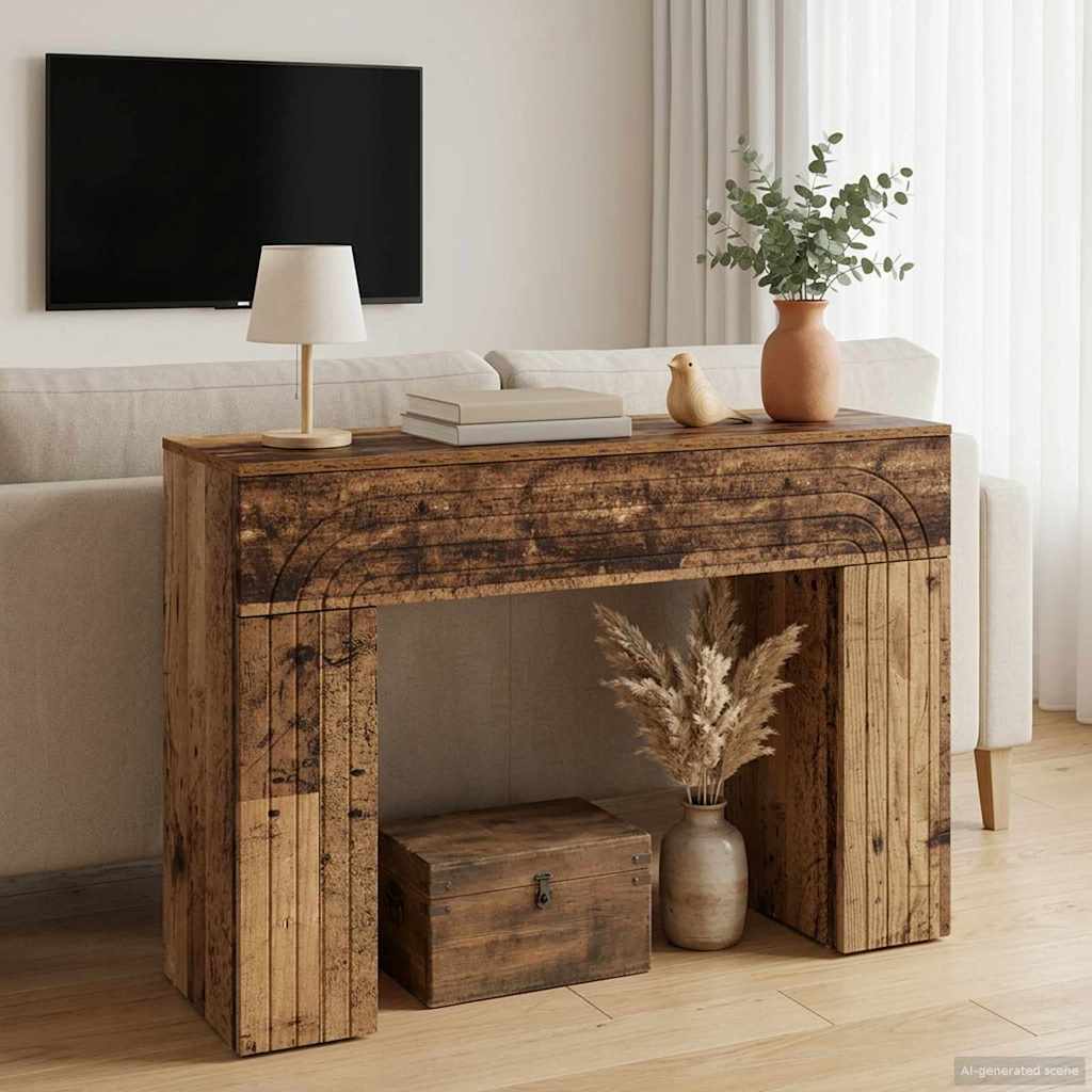 Table basse Bois ancien 102 x 35 x 75 cm Bois d'ingénierie | Leroy Merlin