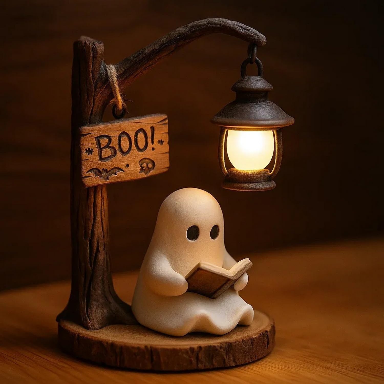 Lampe de lecture en forme de fantôme mignon, veilleuse fantôme mignon Lampe de lecture en forme de fantôme mignon, veilleuse fantôme mignon