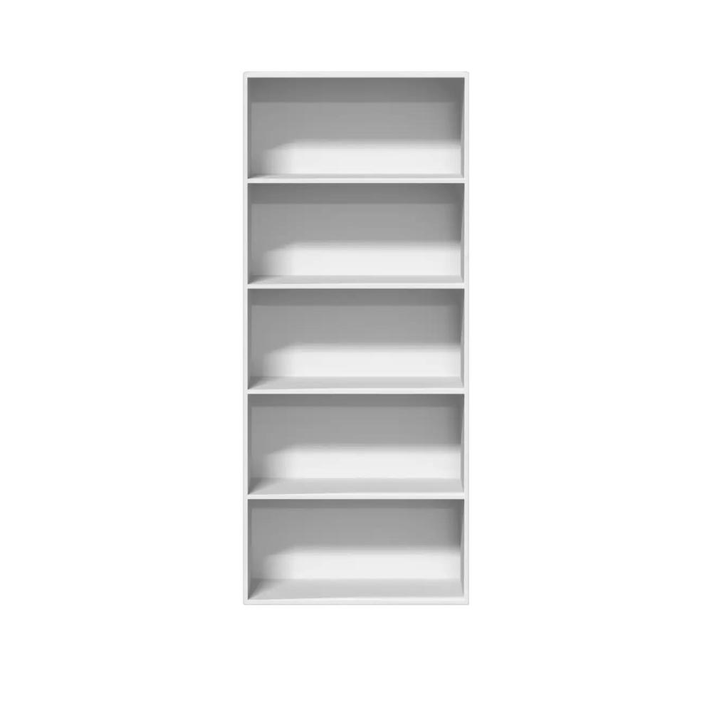 Biblioteczka vidaXL Drewno inżynieryjne biały 5 przestronnych przegród