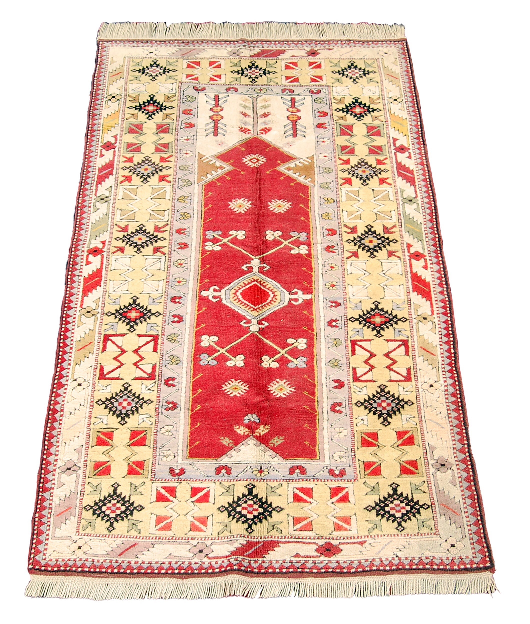 Oryginalny ręcznie tkany dywan orientalny, wymiary: 200x114 cm z certyfikatem autentyczności