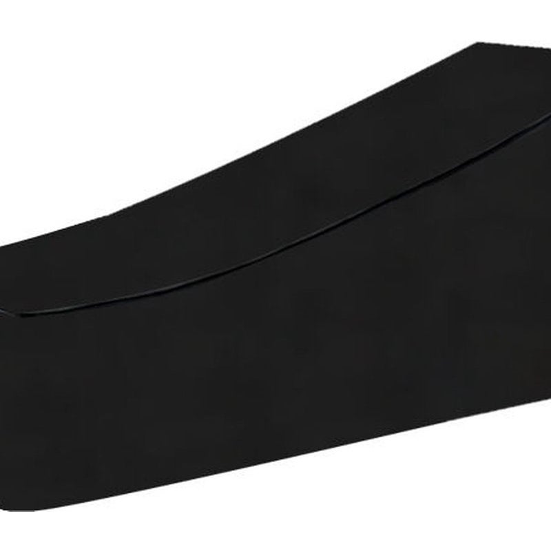 Czarny pokrowiec na leżak 210x75x40cm, rozkładany, wodoodporny, odporny na promieniowanie UV i wiatr, do użytku na zewnątrz.