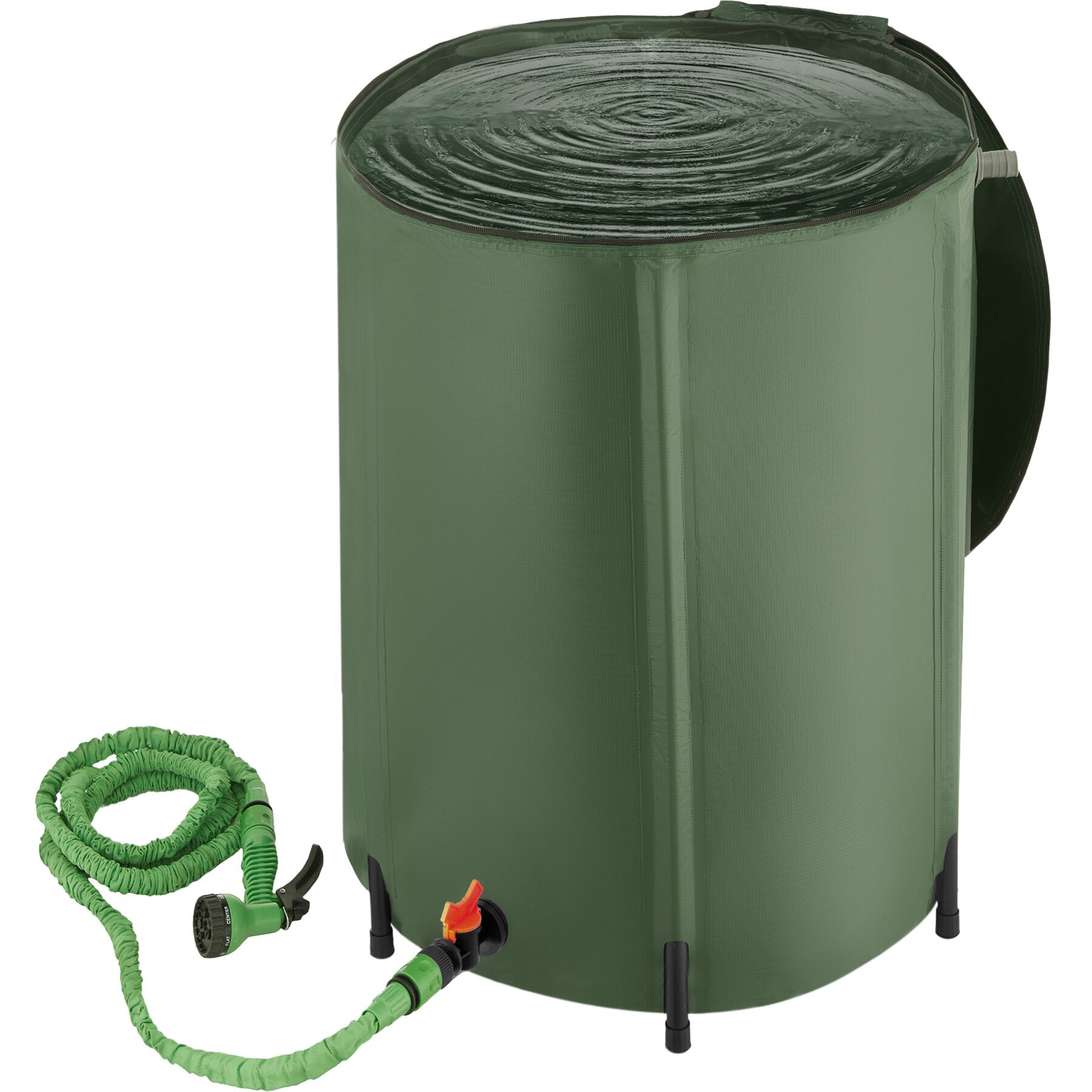 Tonneau récupérateur d'eau de pluie 250 L de volume TECTAKE - 3