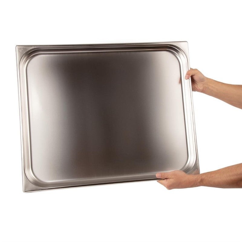 Vogue K801 stainless steel pan Gastronorm 2/1, 40 mm - 6