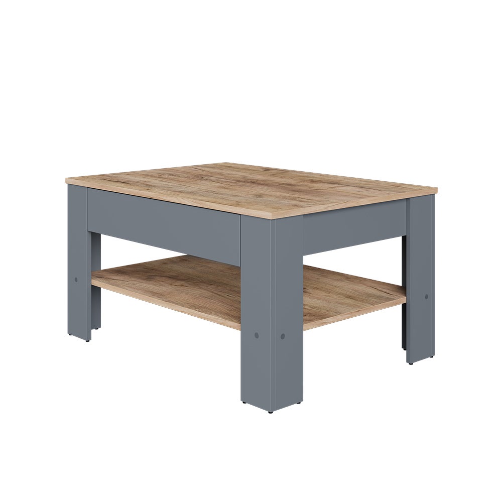 Vicco Stolik kawowy Milan, Antracyt/złoty dąb, 92.2 x 65 cm